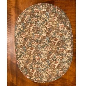 Set of Six Vintage Floral Placemats